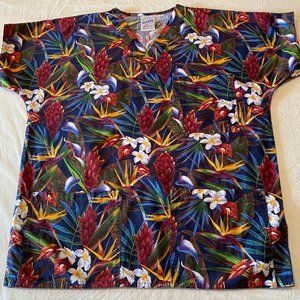 S.C.R.U.B.S WOMEN'S SCRUB TOP SIZE M